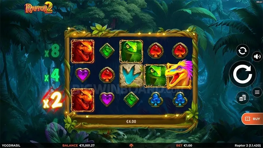Live casino table with players