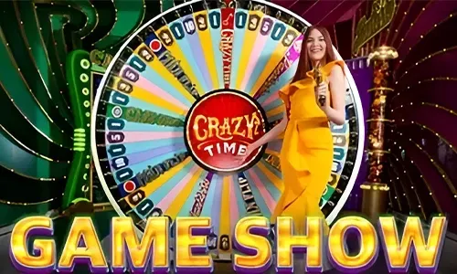 Live casino dealer with cards